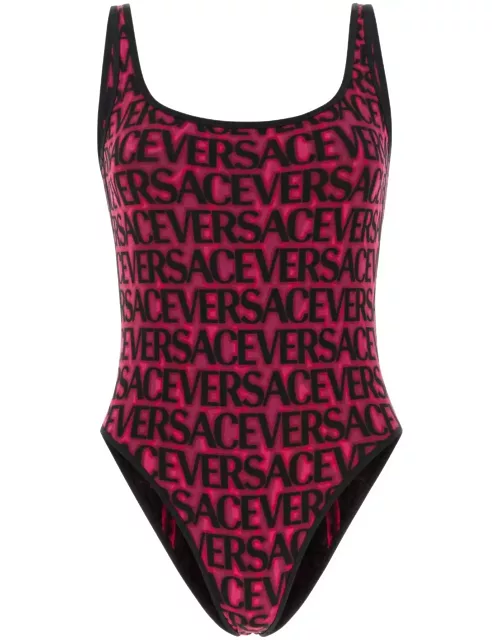 Versace Printed Stretch Nylon Swimsuit