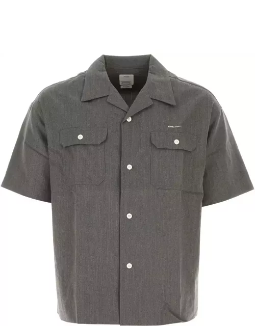 Visvim Grey Wool Blend Caban Work Shirt