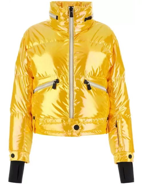 Moncler Grenoble Yellow Polyester Biche Down Jacket