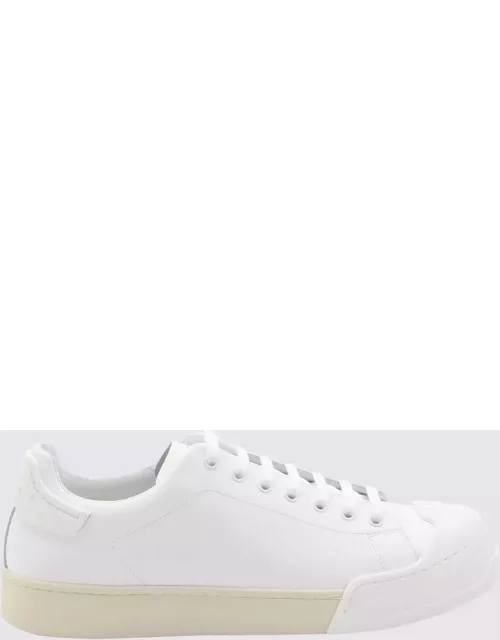 Marni White Leather Sneaker