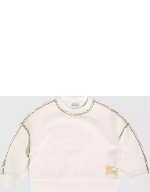 Burberry Beige Cotton Sweatshirt