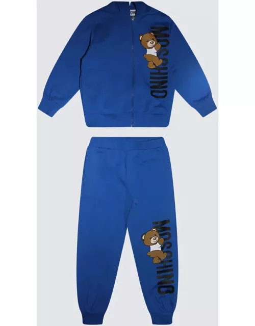 Moschino Blue Cotton Jumpsuit