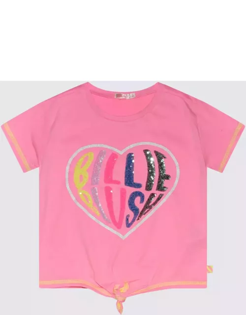 Billieblush Pink Multicolour Cotton Blend T-shirt