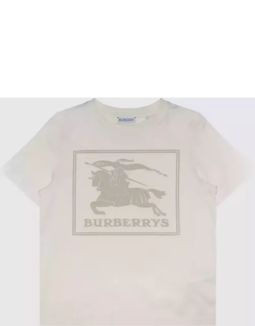 Burberry Cream Cotton T-shirt