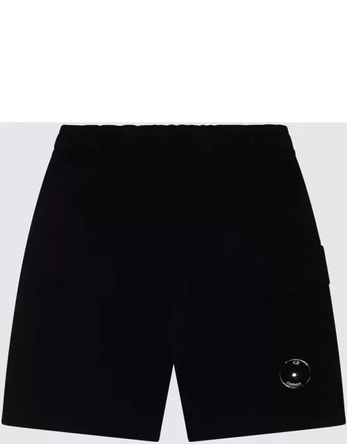 C.P. Company Black Cotton Bermuda Short