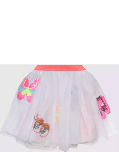 Billieblush White Multicolour Skirt