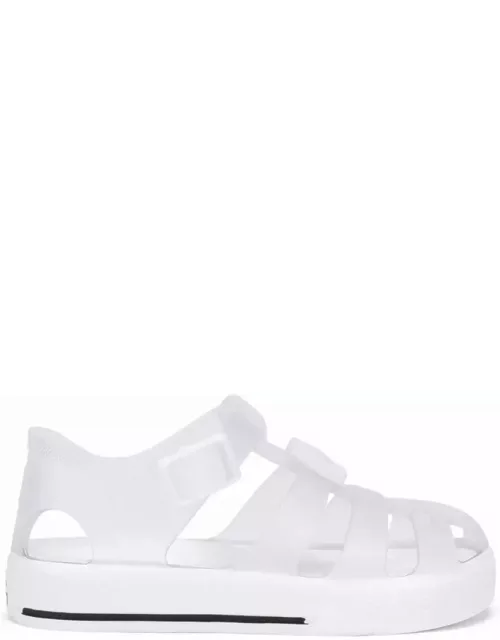 Dolce & Gabbana White Rubber Sandal