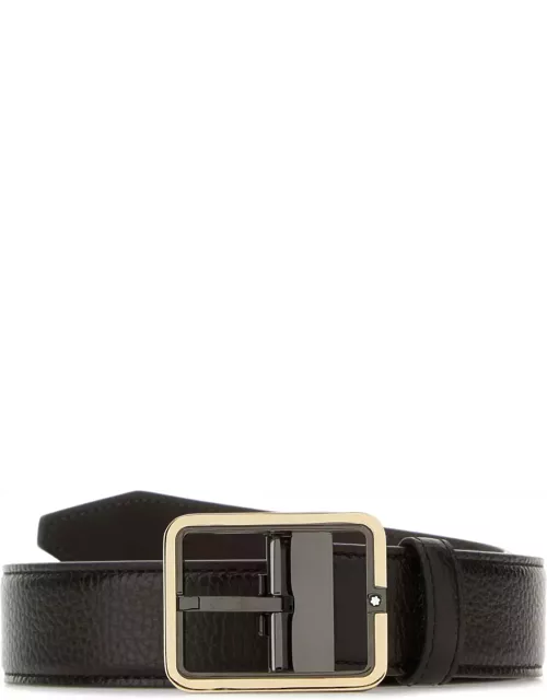 Montblanc Brown Leather Belt