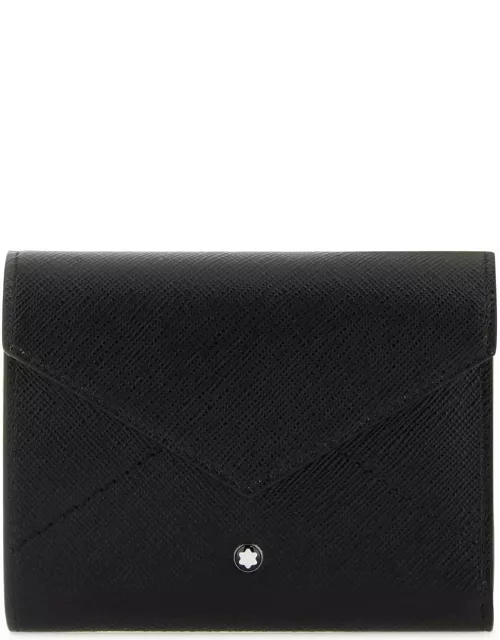 Montblanc Black Leather Trio Sartorial Wallet