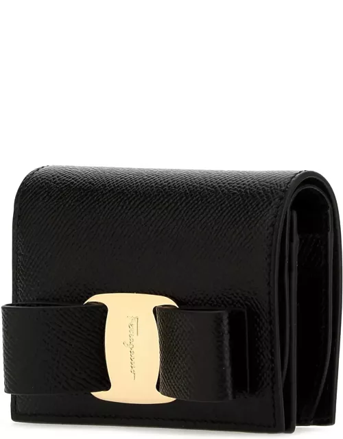 Ferragamo Black Leather Wallet