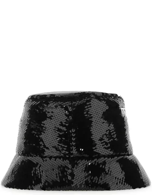 Prada Black Sequins Bucket Hat