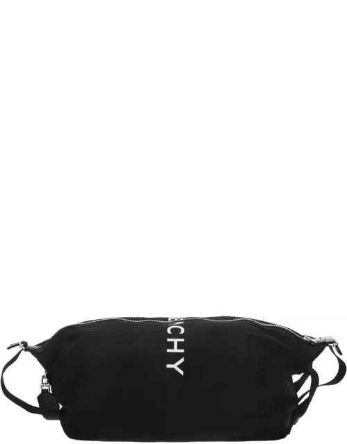 Givenchy Black Nylon G-zip Backpack With Logo