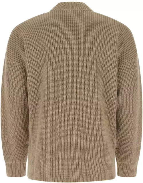 The Row Cappuccino Wool Blend Sweater