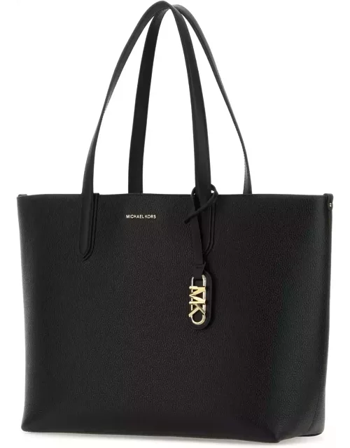 Michael Kors Black Leather Extra-large Eliza Shopping Bag