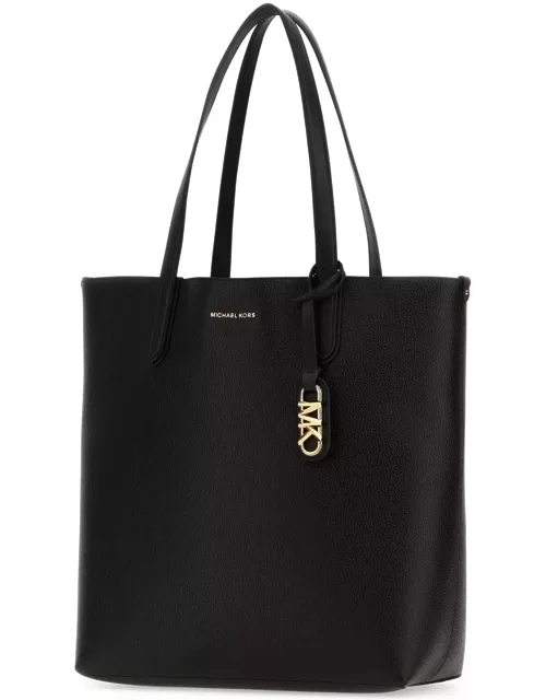 Michael Kors Black Leather Large Eliza Shopping Bag