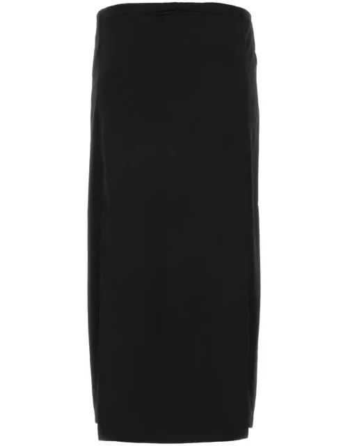 Courrèges Black Polyester Skirt
