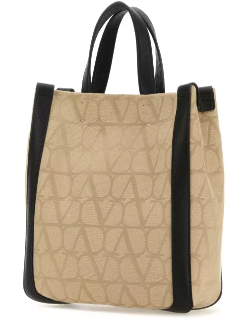 Valentino Garavani Beige Toile Iconographe Shopping Bag