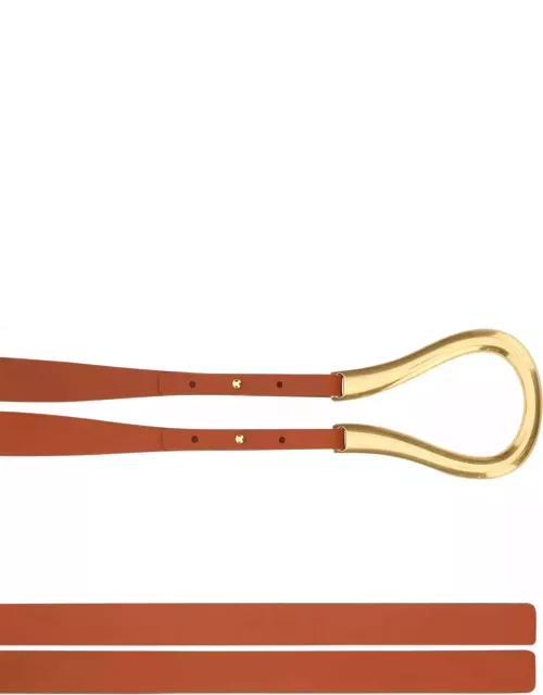 Bottega Veneta Caramel Leather Belt
