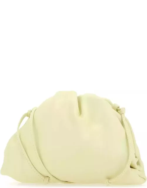 Bottega Veneta Pastel Yellow Nappa Leather Mini Pouch Clutch