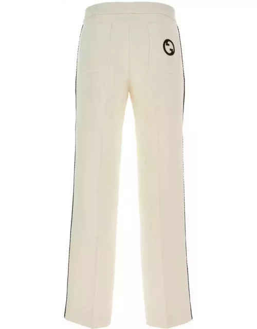 Gucci Ivory Tweed Pant