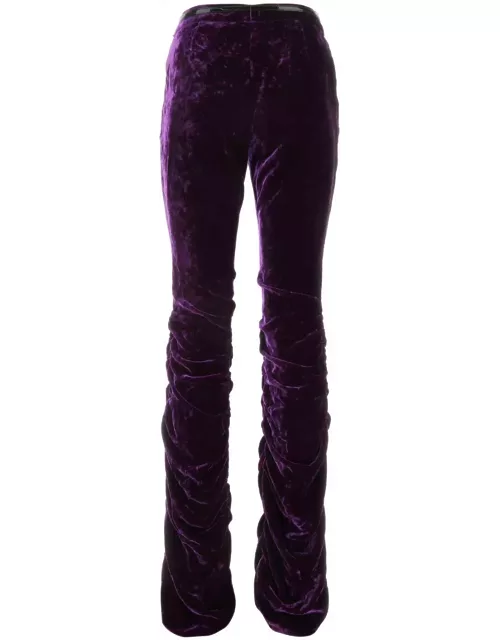 Gucci Purple Velvet Pant