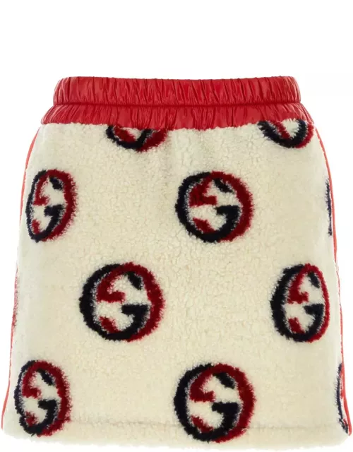 Gucci Embroidered Teddy Mini Skirt