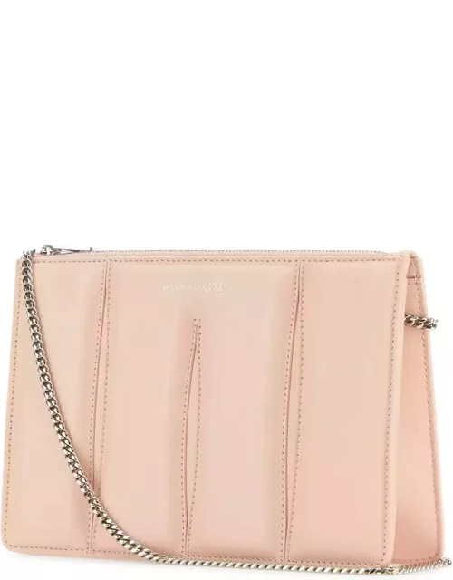 Alexander McQueen Pastel Pink Leather Shoulder Bag