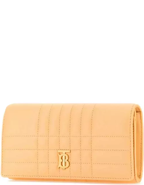 Burberry Peach Leather Lola Wallet