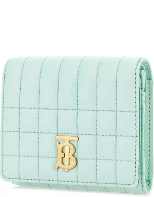 Burberry Pastel Light-blue Nappa Leather Small Lola Wallet