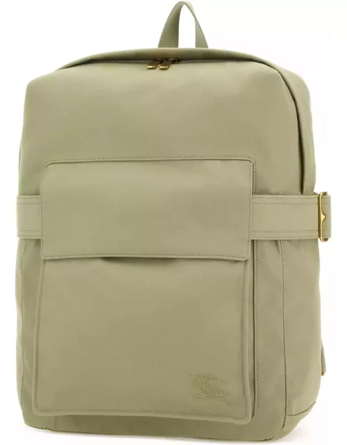 Burberry Pastel Green Polyester Blend Trench Backpack