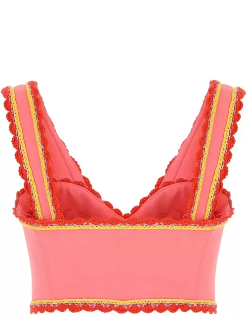 Moschino Pink Crepe Top