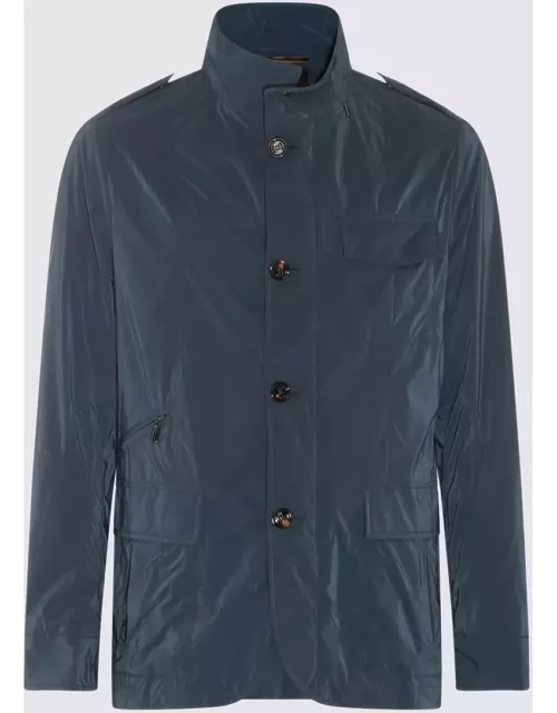 Moorer Blue Denim Casual Jacket