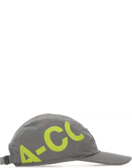 A-COLD-WALL Dark Grey Nylon Baseball Cap