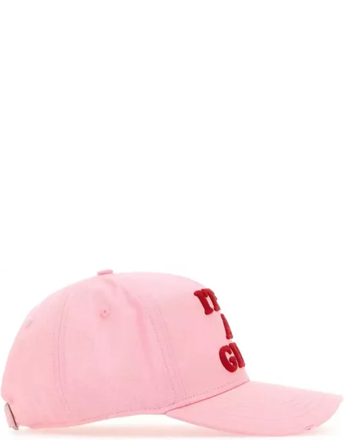 Dsquared2 Pink Cotton Baseball Cap