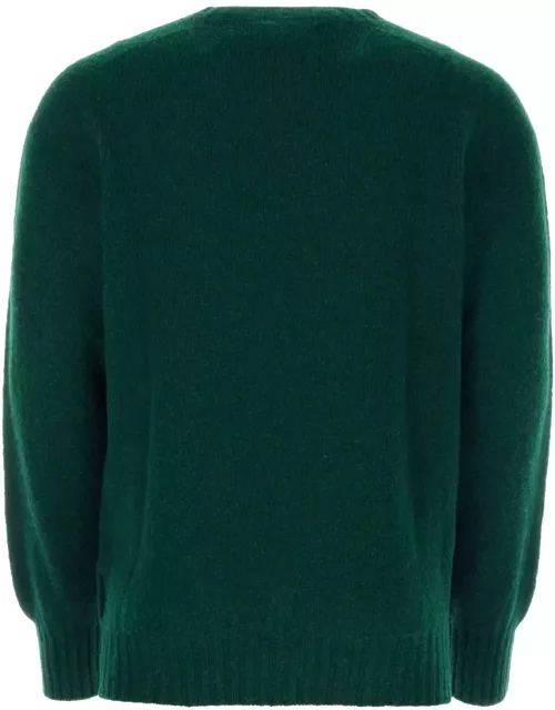 Howlin Bottle Green Wool Birthofthecool Sweater