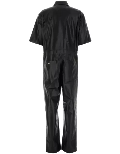 Givenchy Black Leather Jumpsuit