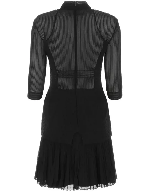 Givenchy Black Stretch Viscose Blend Mini Dres