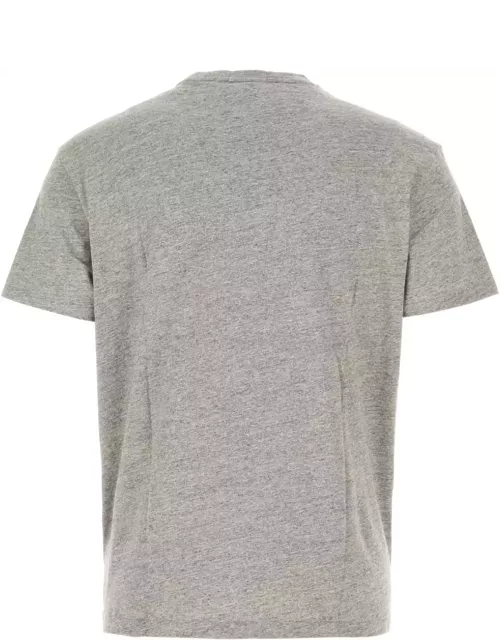 Polo Ralph Lauren Melange Grey Cotton T-shirt