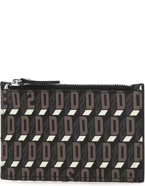 Dsquared2 Printed Canvas Card Holder