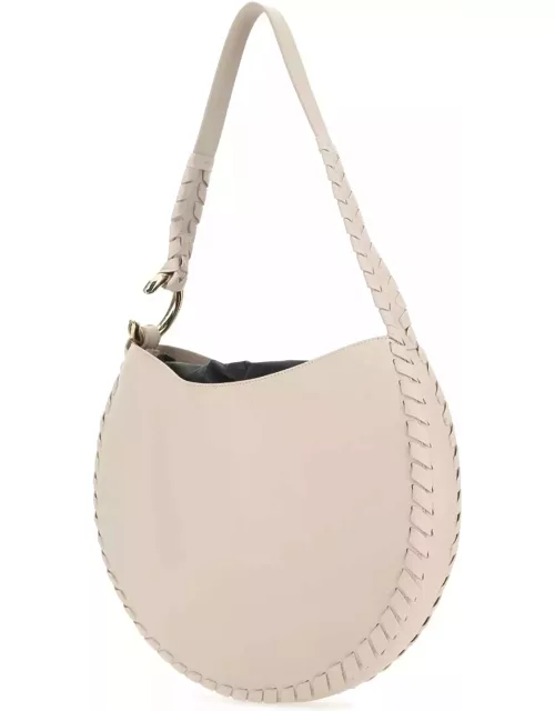 Chloé Ivory Leather Large Mate Shoulder Bag