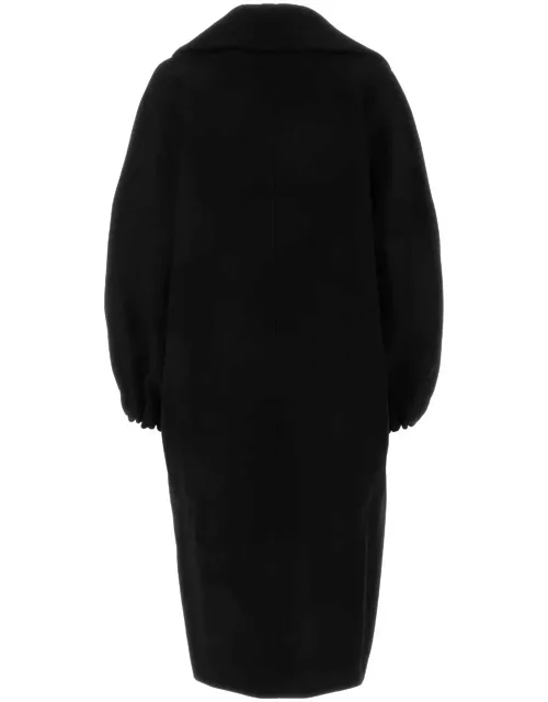 Patou Black Wool Blend Coat
