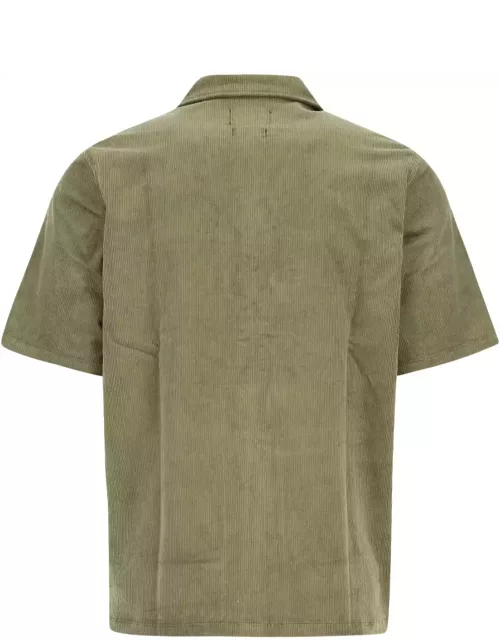 Howlin Olive Green Corduroy Shirt