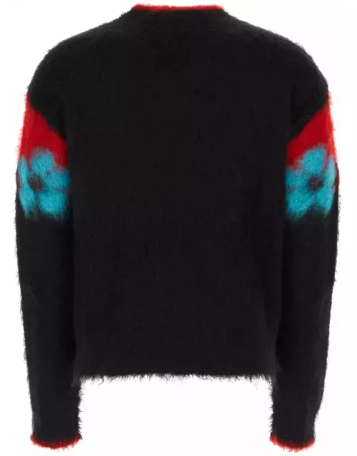 Marni Black Mohair Blend Sweater