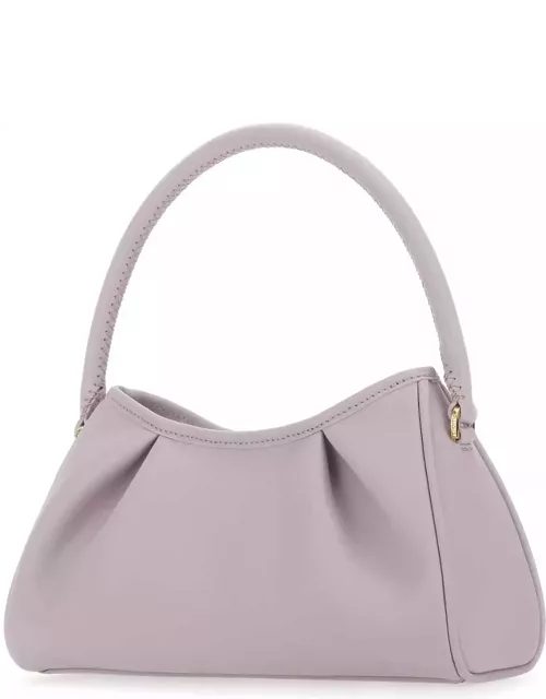 Elleme Lilac Leather Dimple Moon Shoulder Bag