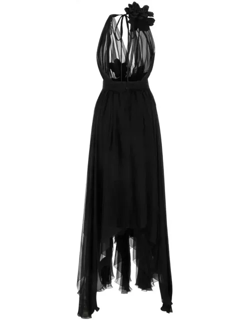 Dolce & Gabbana Black Chiffon Dres