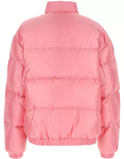 Alessandra Rich Pink Nylon Blend Down Jacket