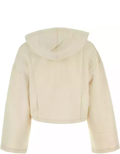 Baserange Ivory Cotton Ordu Sweatshirt