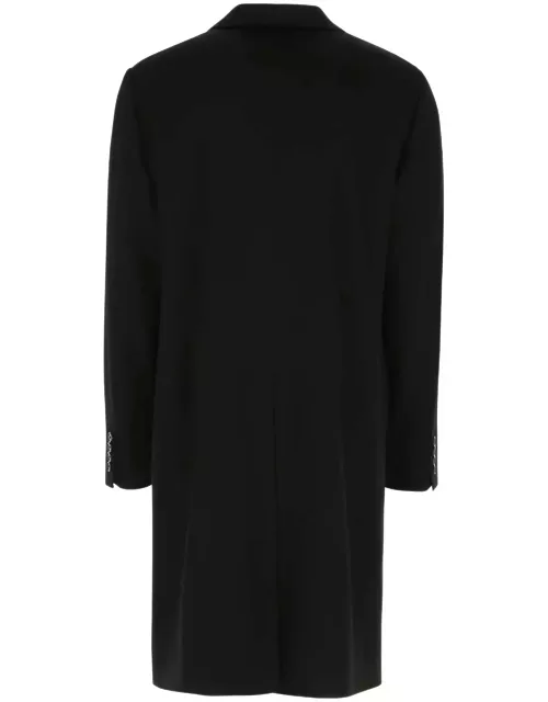Dolce & Gabbana Black Wool Coat