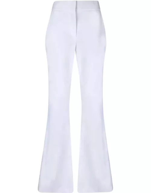 Genny White Cotton Hopper Trouser