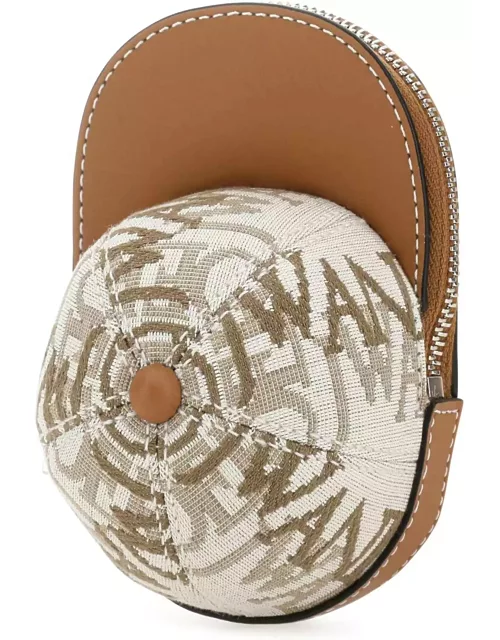 J.W. Anderson Two-tone Canvas And Leather Nano Cap Crossbody Bag